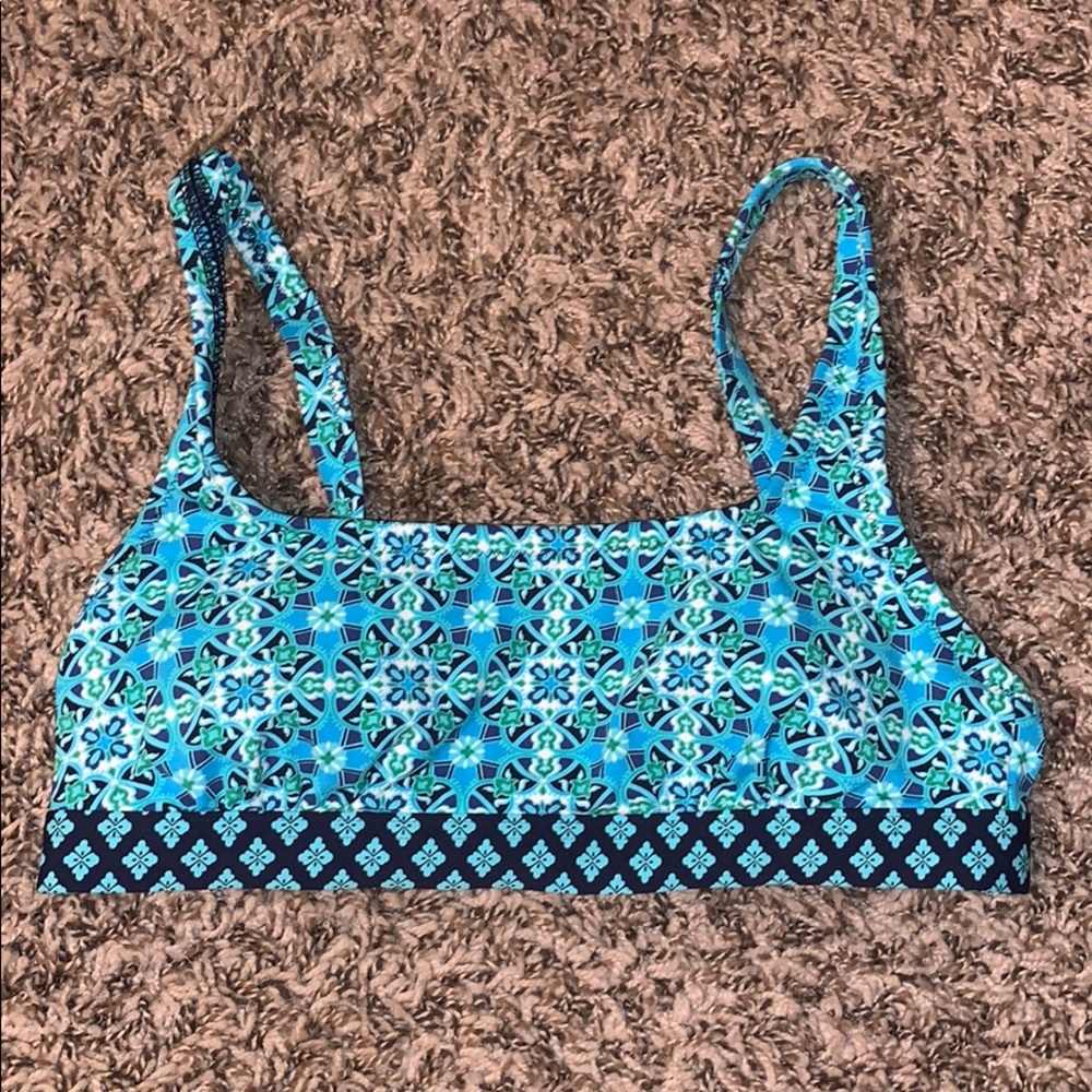 🍃Lands’ End Square Neck Bikini Top🍃